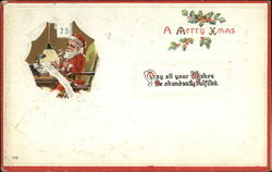 A Merry Xmas, May All Your Wishes be Abundantly Fulfilled Postcard