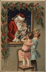 Merry Christmas Angels Postcard Postcard