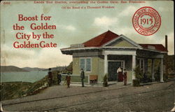 Lands End Station overlooking the Golden Gate, San Francisco Postcard