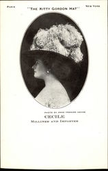 Cicile: Milliner and Importer Postcard