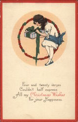 Christmas Wishes for your Happiness Postcard