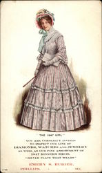 "The 1847 Girl" Advertising Postcard Postcard