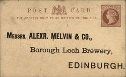 Borough Loch Brewery, Edinburgh Postcard