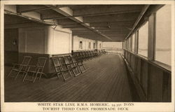 White Star Line RMS Homeric, 34,351 tons Postcard