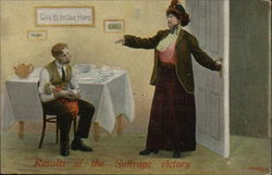 Results of the Suffrage victory Postcard