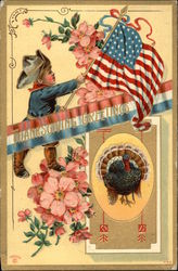 Thanksgiving Greetings Postcard