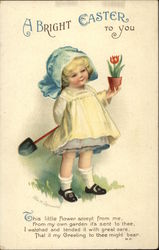 A Bright Easter to You Ellen Clapsaddle Postcard Postcard