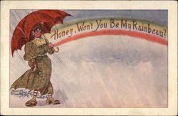 Honey, Won't You be My Rainbow? Postcard