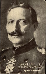 Wilhelm II, Emperor of German Royalty Postcard Postcard