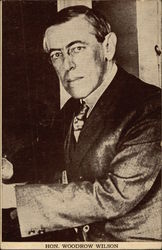 Portrait of Hon. Woodrow Wilson Presidents Postcard Postcard