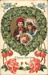 A Happy New Year Postcard