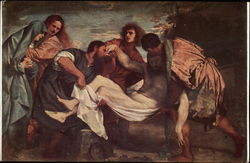 The Entombment by Vecelli Art Postcard Postcard