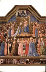 Coronation of the Virgin by Fra Giovanni Postcard