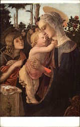 The Virgin, the child Jesus, and Saint John Postcard