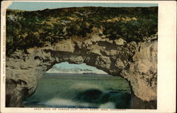 Arch Rock on Famous Cliff Drive Postcard