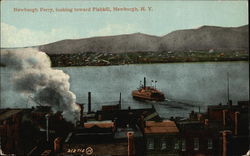 Newburgh Ferry, Looking Toward Fishkill New York Postcard Postcard