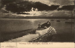 Onondaga Lake by Moonlight Postcard