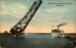 Entrance to Harbor Postcard