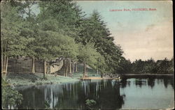 Lakeview Park Foxboro, MA Postcard Postcard