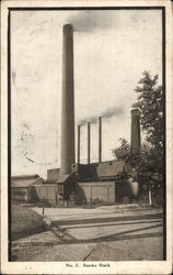 No. 3 Smoke Stack, The Goodyear Tire & Rubber Co Postcard