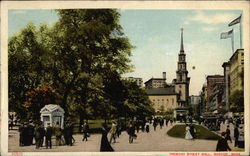 Tremont Street Mall Postcard