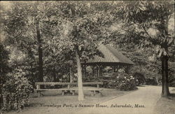 Norumbega Park - Summer House Auburndale, MA Postcard Postcard