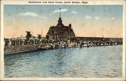 Waterfront and Head House South Boston, MA Postcard Postcard