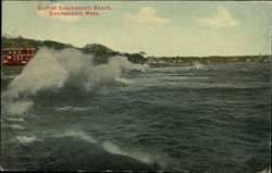 Surf at Swampscott Beach Massachusetts Postcard Postcard