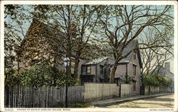 House of Seven Gables Salem, MA Postcard Postcard