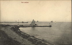 The Jetties Martha's Vineyard, MA Postcard Postcard