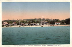 "Thompson's" at Mouth of Songo River Postcard