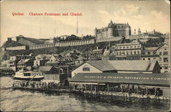 Chateau Frontenac and Citadel Quebec, QC Canada Postcard Postcard