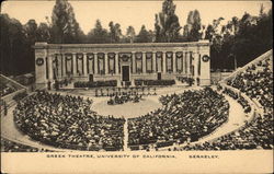 University of California - Greek Theatre Berkeley, CA Postcard Postcard