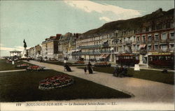 Le Boulevard Sainte-Beuve Boulogne-sur-Mer, France Postcard Postcard