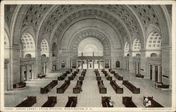 Grand Lobby, Union Station Postcard