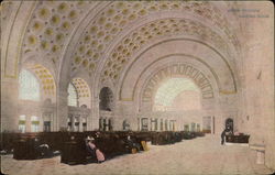 Union Station Waiting Room Postcard