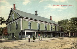 City Hall Waltham, MA Postcard Postcard