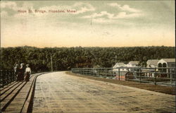 Hope St. Bridge Hopedale, MA Postcard Postcard