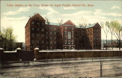 Little Sisters of the Poor, Home for Aged People Somerville, MA Postcard Postcard