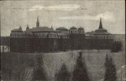 College Hall, North Side, Wellesley College Massachusetts Postcard Postcard