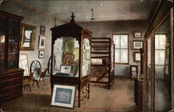 Room in Historical Society Haverhill, MA Postcard Postcard