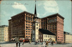 Old South Buildings Postcard