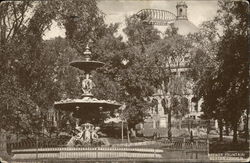 Brewer Fountain, Boston Common Massachusetts Postcard Postcard