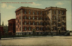 Nurses Home, Charles St Boston, MA Postcard Postcard