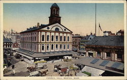 Faneuil Hall Boston, MA Postcard Postcard