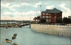 South Boston Yacht Club Massachusetts Postcard Postcard