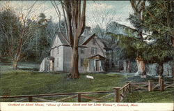 Orchard or Alcott House, "Home of Louisa Alcott and her Little Women" Concord, MA Postcard Postcard