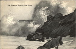 The Breakers Pigeon Cove, MA Postcard Postcard