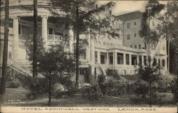 Hotel Aspinwall, West Wing Lenox, MA Postcard Postcard