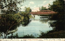 Gordon's Bridge Framingham, MA Postcard Postcard